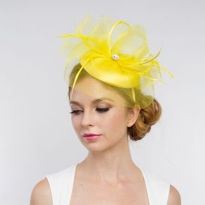 Elegant Classic Pillbox Fascinator Church, Brunch, Kentucky Derby. Tea, …